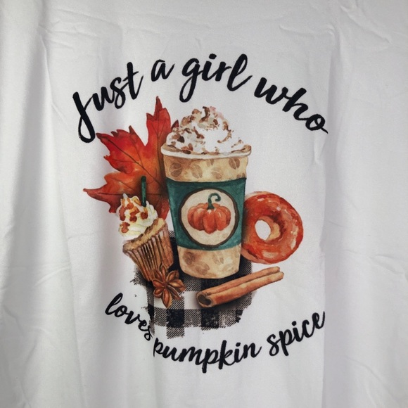 Pumpkin Spice T-shirt, Fall women’s tee - Picture 2 of 3
